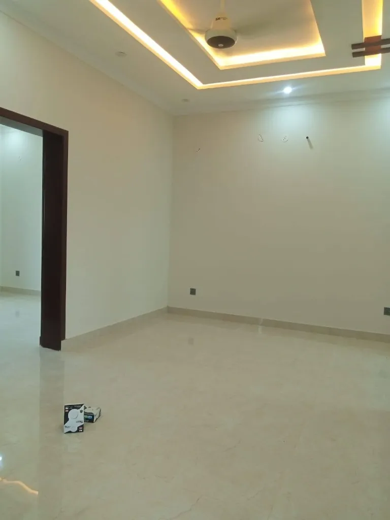 Inside a finished family home in Chichawatni